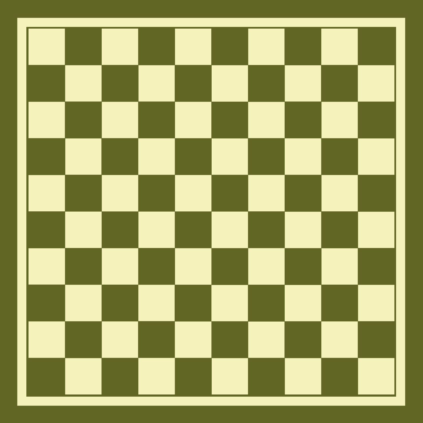 Plateau du jeu de Dames